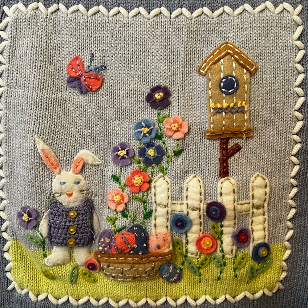 Marisa Christina Vintage Easter Sweater Vest